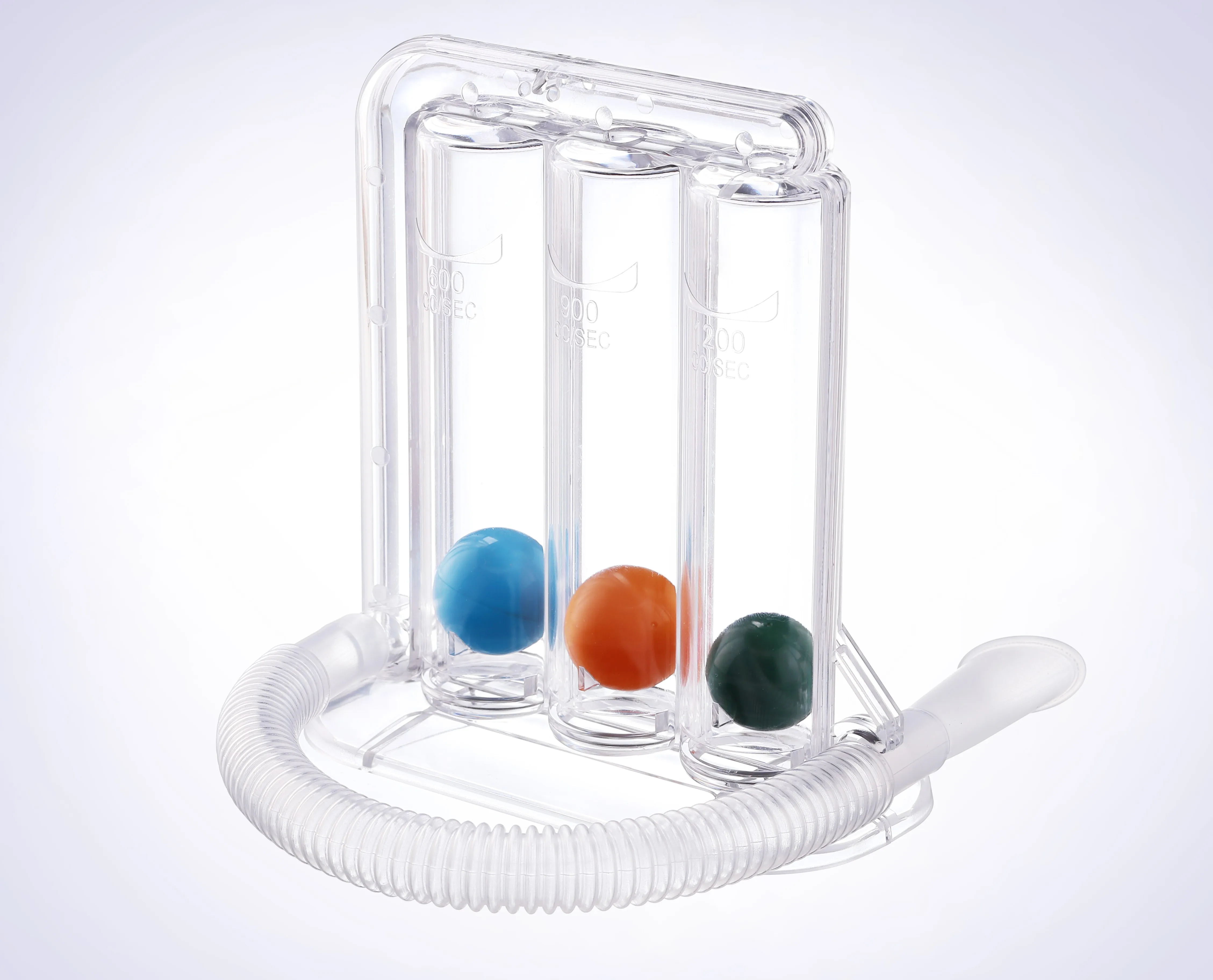 
Factory wholesale 3 balls incentive spirometer medical breathing exerciser 
