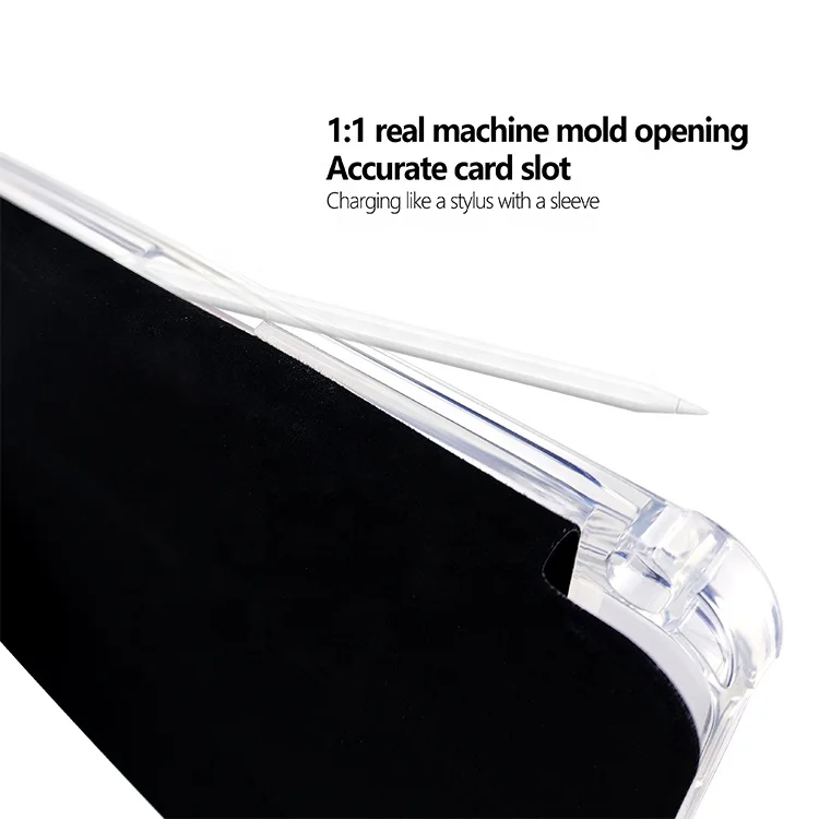 New Design Shockproof Tri-fold Case Ultra-slim Flip Leather Clear Tablet Case for iPad Mini 6 2021