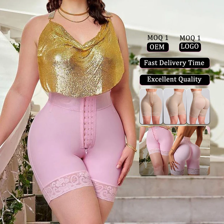 Hexin Good Selling Breathable BBL Fajas Moldeadora Panty Colombianas High Waist Tummy Control Butt Lifter Shapewear For Women