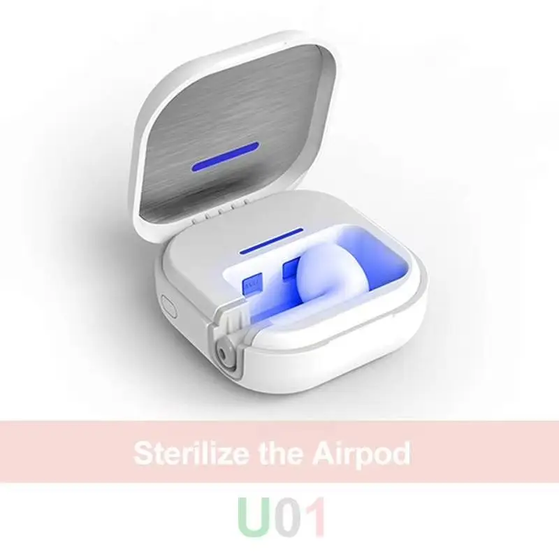 2022 new trending household oral care travel portable Mini Disinfection UVC toothbrush Sterilizer Box