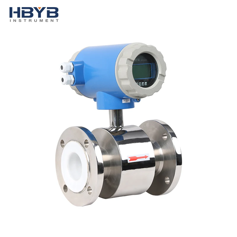 Расходомер смешанной кислоты жидкости с протоколом Profibus DP электромагнитный расходомер из нержавеющей стали
