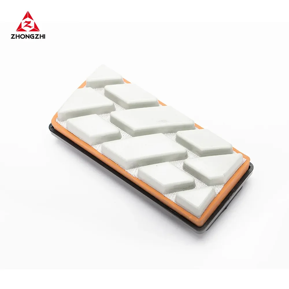 ZHONGZHI L140mm Resin-Bonded Polishing Compound Abrasive Set for Laptop Use - Ideal for Glaze Finishing on Slabs