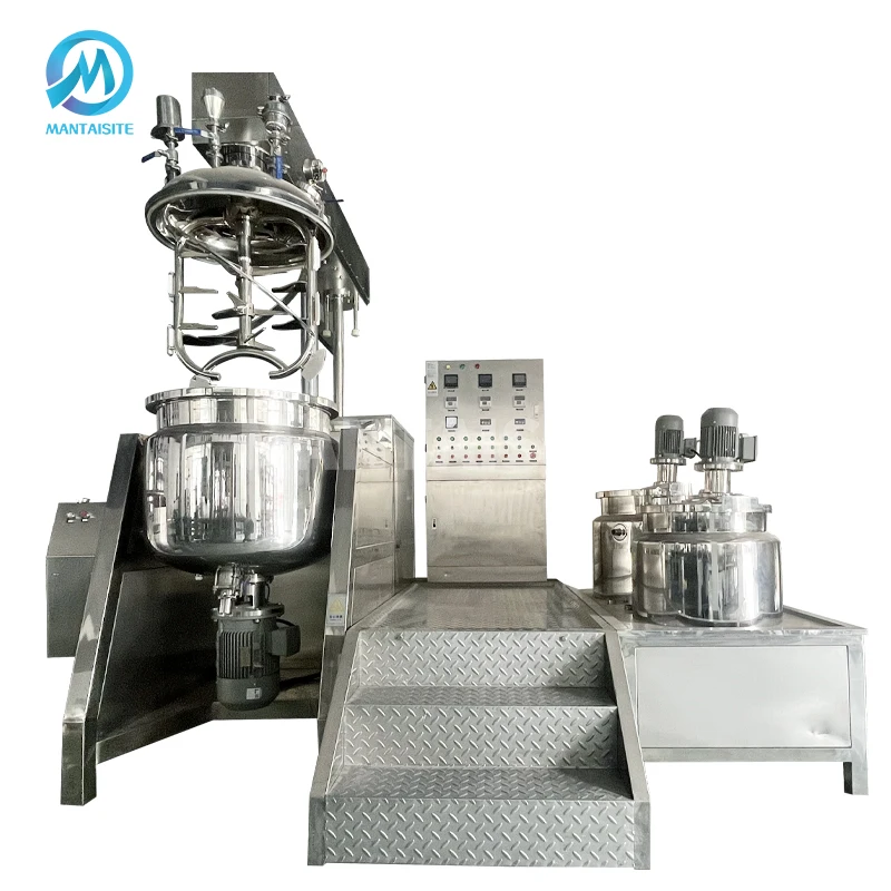 Margarine Peanut Butter Mayonnaise Mixing Sauce Cheese Making Machine Vacuum Emulsifying Homogenizer Sauce Making Machine