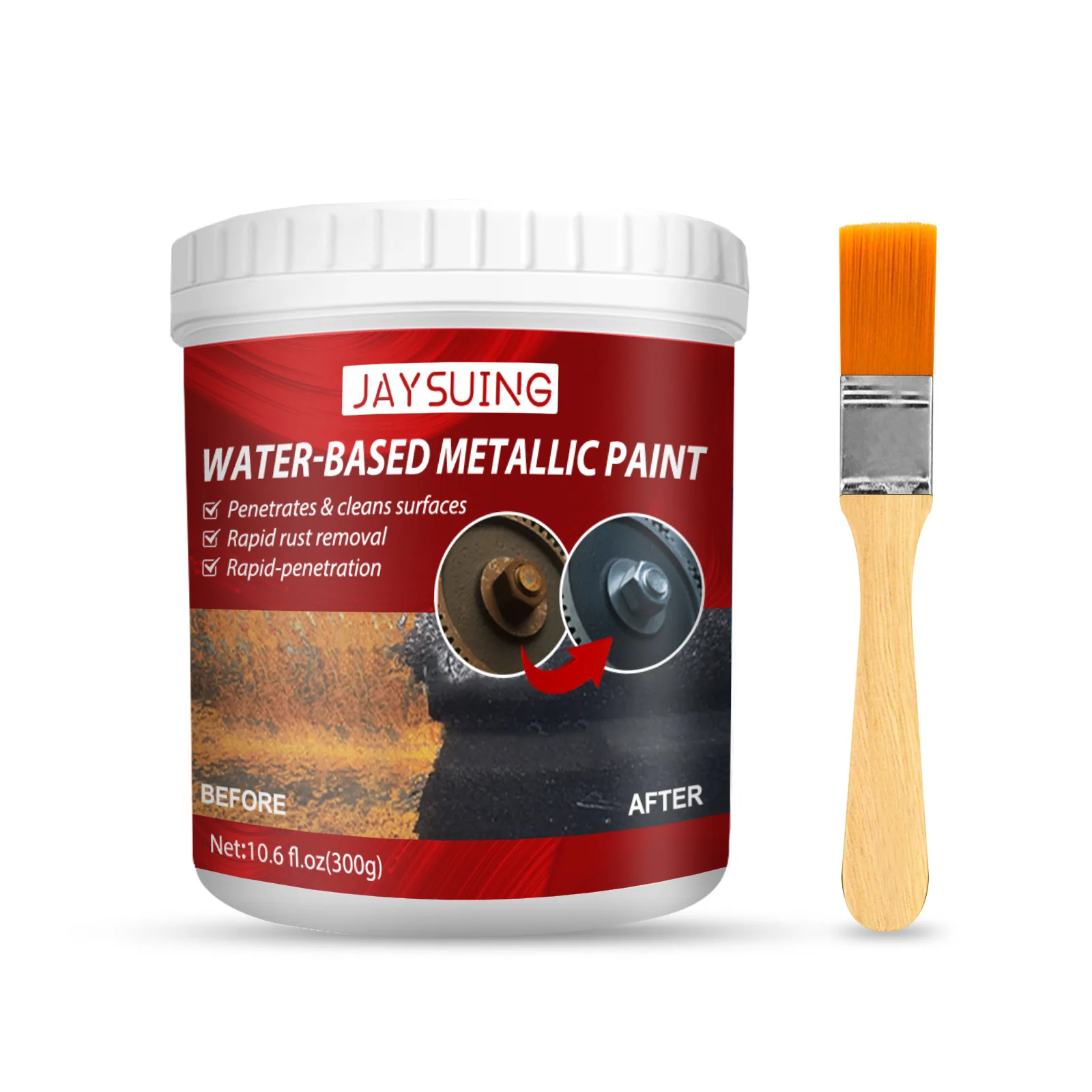 Rust Free Primer Metallic Paint Rust Resistant Radiator Primer Conversion Agent Anticorrosive Conversion Refurbishing Coating