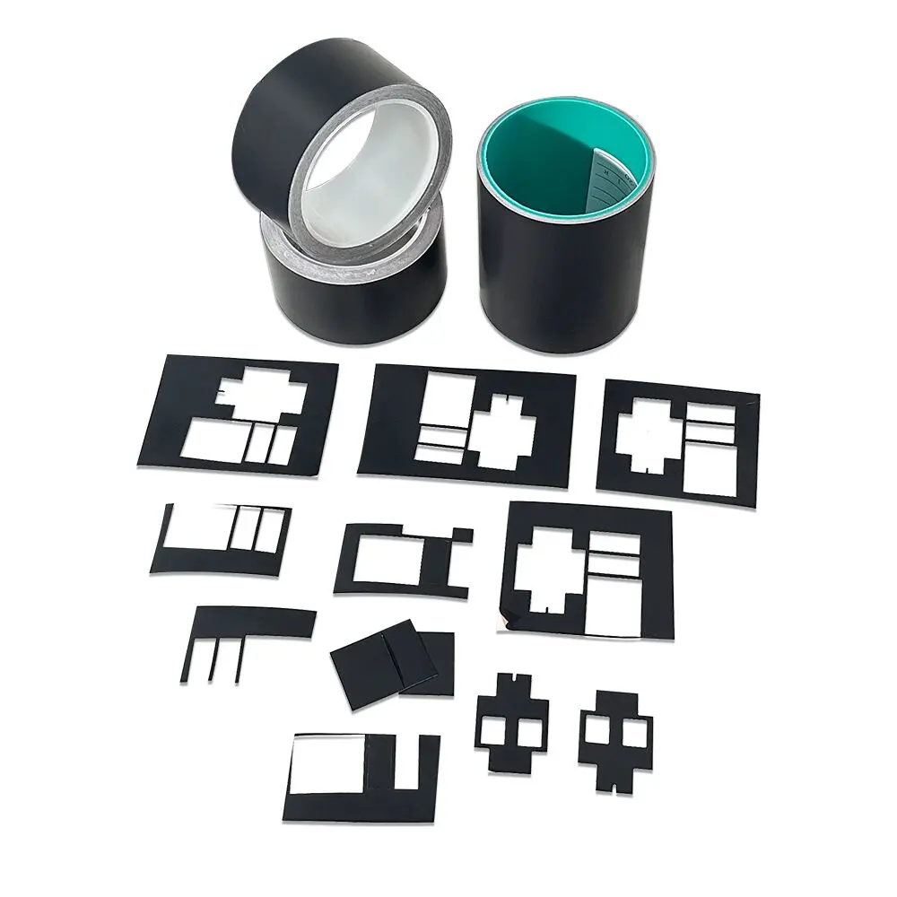 На заказ вырезать EMI ESD экранирующая черная нано-оксидная изолированная медная фольга лента