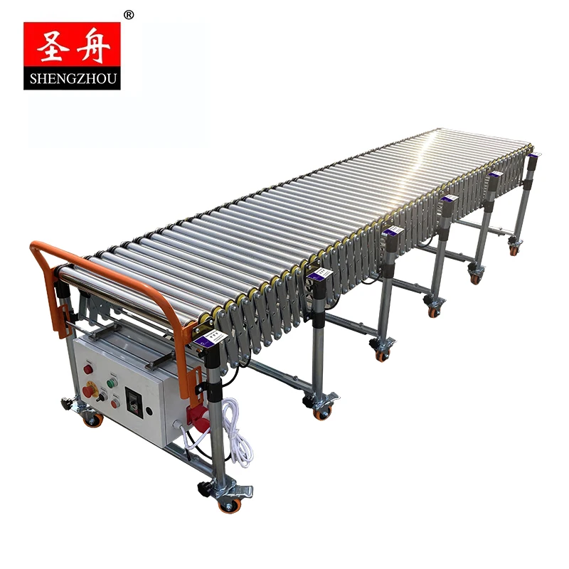Assembly line Expandable gravity Conveyor Flexible Roller Conveyor System