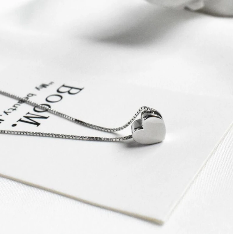 
Dreamtop DTS060 love heart jewellery 925 sterling silver fashion women necklace 