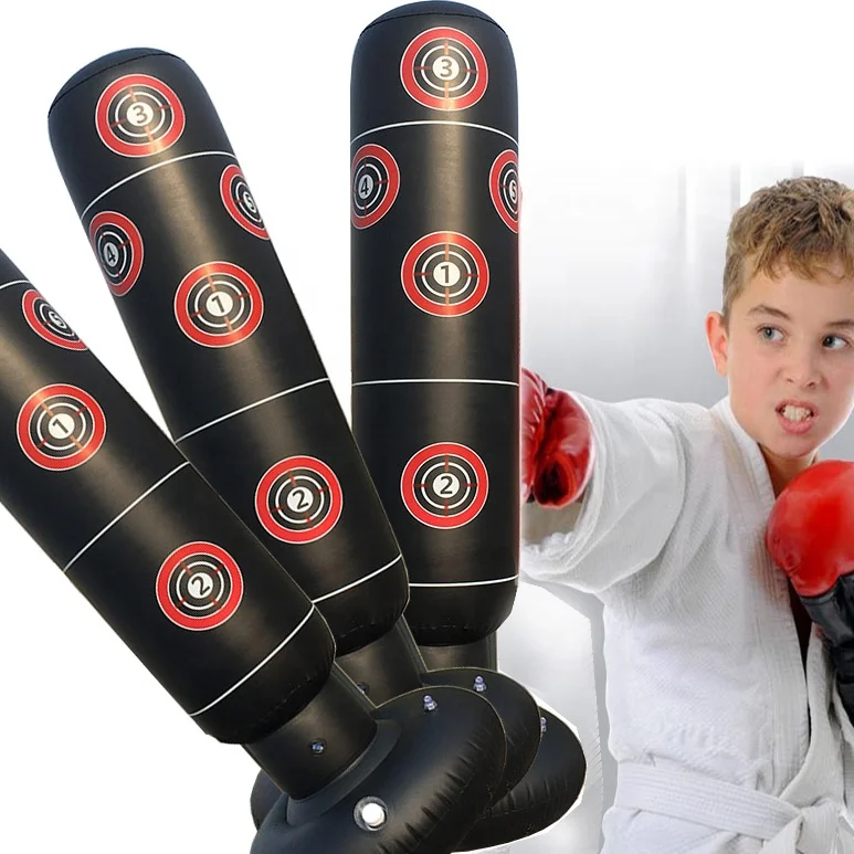 Aji  Boxeo Kick Heavy Duty Sandbag For Workout Sandbag Training Boxing Heavy Bag Free Standing Kick Punching Boxing Bag for kids