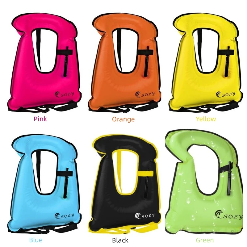 Yoris Swimming Life Vest Waterproof Portable Inflatable Kids Life Jacket For Water Sport