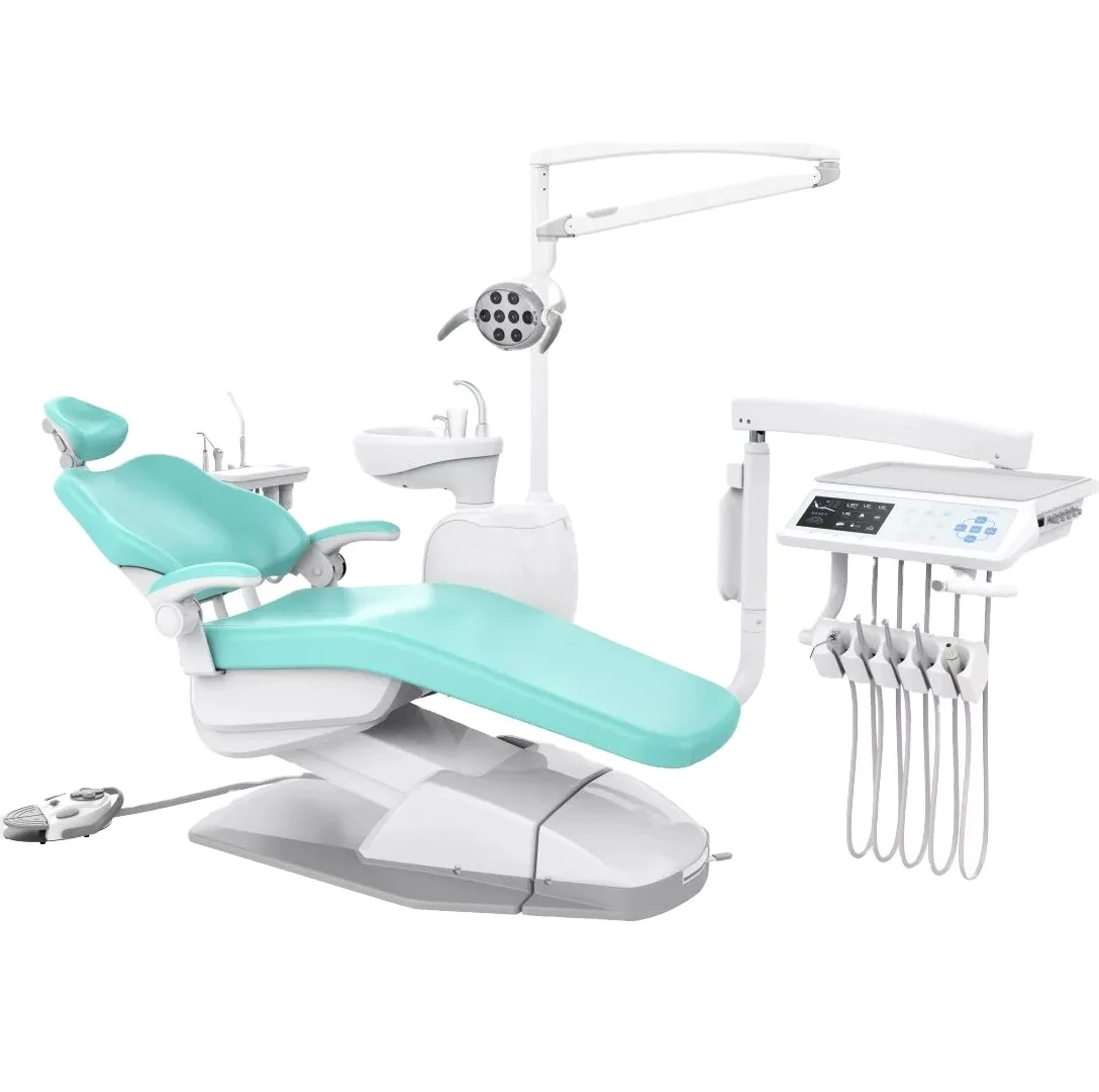 High Quality Dental Equipment Full Touch Screen Electric Portable Dental Chair for Hot Sales