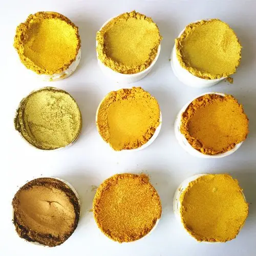 Manufacturers diamond gold pearl powder ink coating ceramics with gilt gold powder pearl powder pigment gold