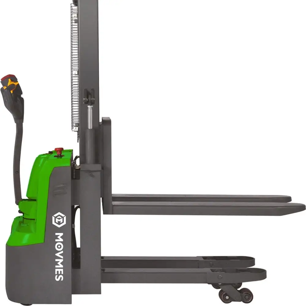 Movmes полный электрический штабелер 1 тонна грузоподъемность