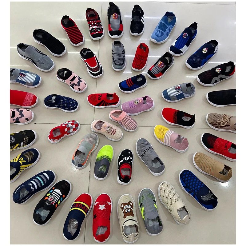 C0651 Wholesale Factory price Kids Sport Sneakers Breathable Boy Girls Children Casual Shoes Toddler Shoes