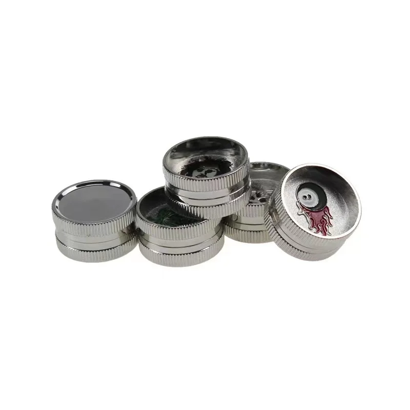 Limited time Mini portable die cast smoke Grinder 30mm two-layer zinc alloy grinder cigarette accessories tobacco companion