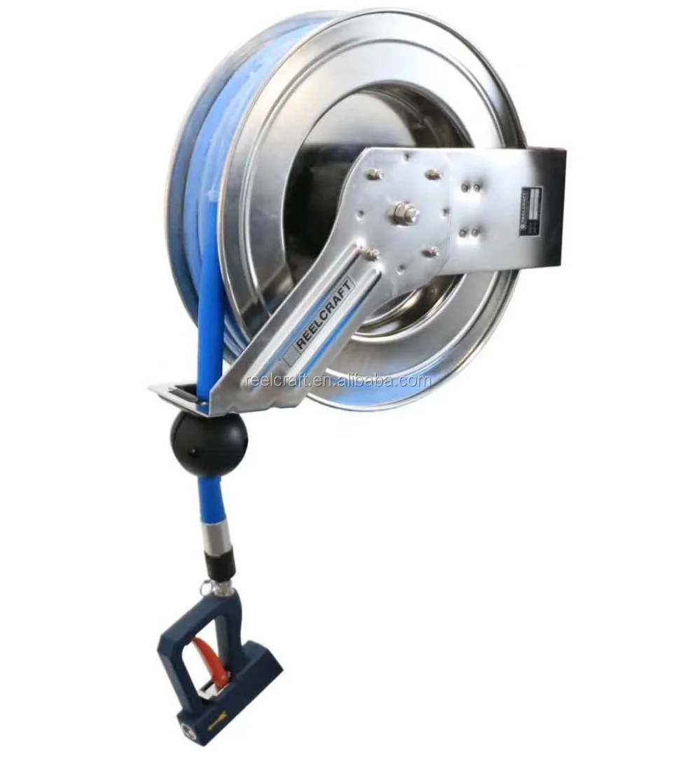 
LC607 OLS-S70 - 3/8 HOSE OF 21m 300psi Stainless Steel Hose Reel---REELCRAFT 
