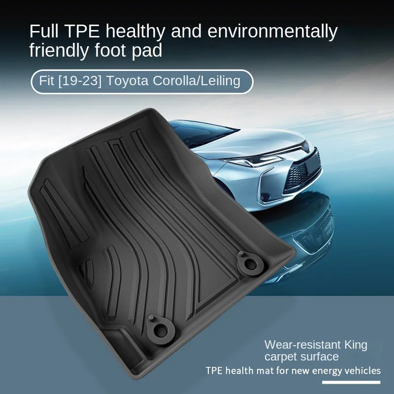 19-23 Toyota Corolla/Levin Car Floor Mats TPE Special Liner Set for Trunk Decor 3Pcs mats