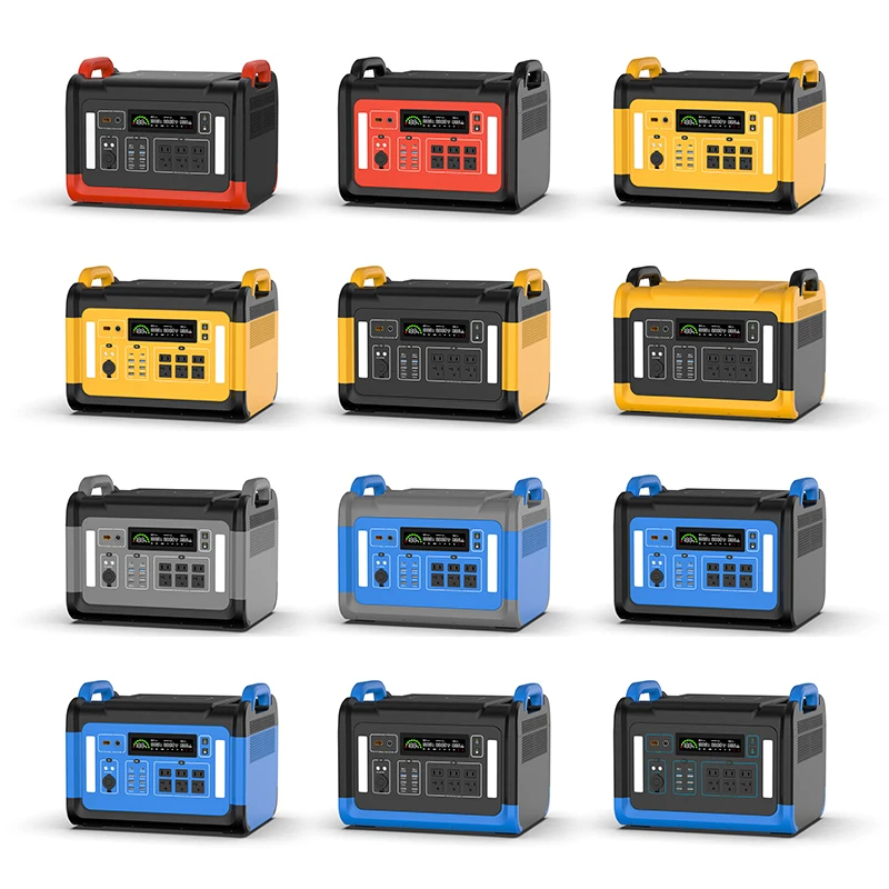 2400W 2160Wh Universal Socket Portable Power Station Circuit Board Solar Power Generator For House Portable Power Station