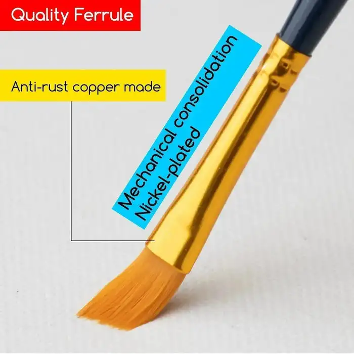 MEEDEN Private Label Art Paint Brush Set for Watercolor Oil Gouache Acrylic Painting