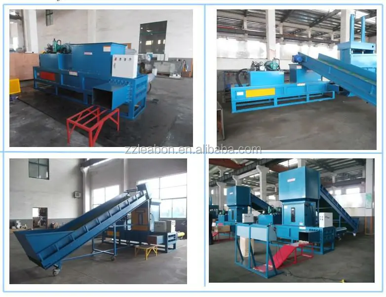 Wood Shaving Baling Press Production Line with Feeding Conveyor and Sealer