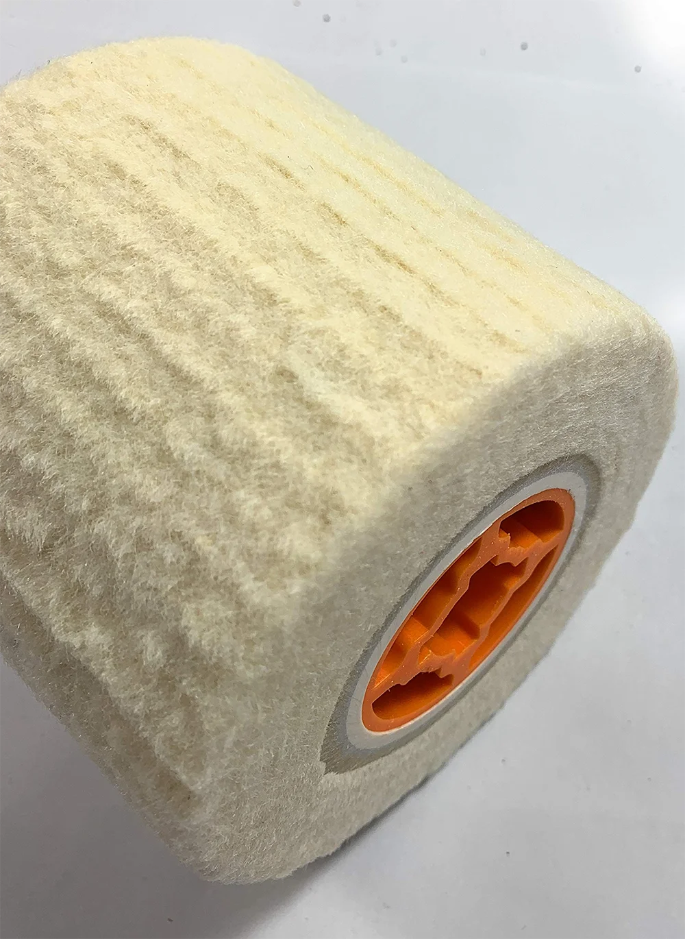 4.5 inch Buffing Drum Mirror Burnishing Polishing Brush Wool Felt Wheel Buffer Wheel for Rust/Dust Removal,Jewelry/Glass