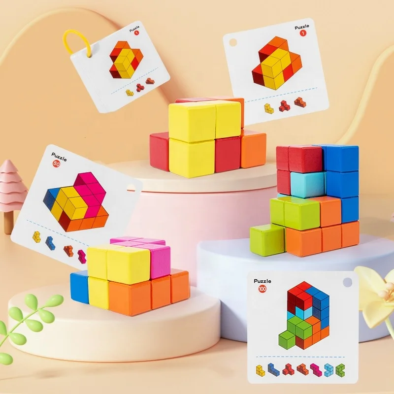 Детский деревянный кубик