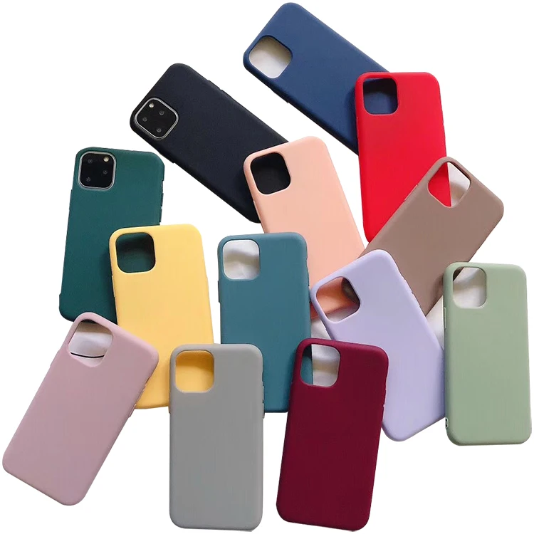 
Wholesale Soft TPU Shockproof Premium Silicone Mobile Cell Phone Case for iPhone XR XS 11 12 Pro Max 
