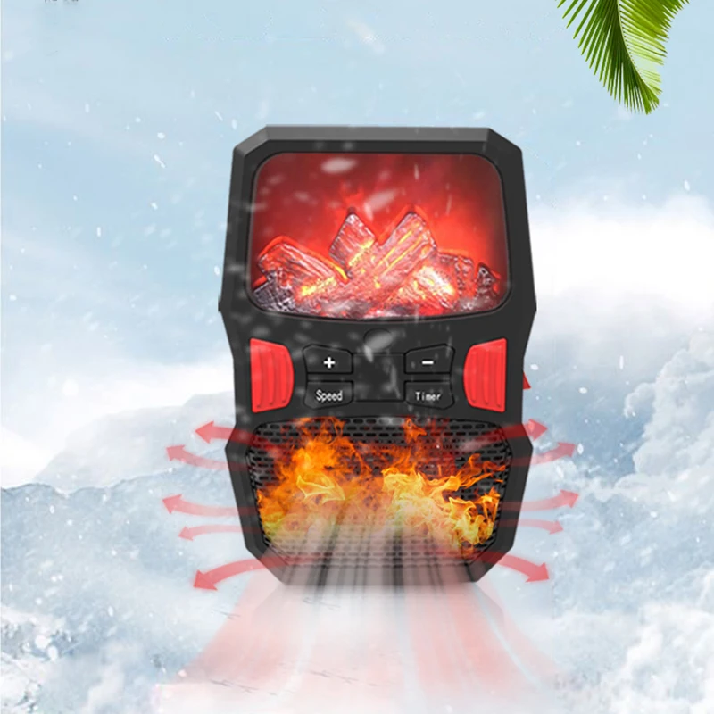 2021 Adjustable Thermostat Bedroom Portable Glass Convector Heating Ptc Heater 110V