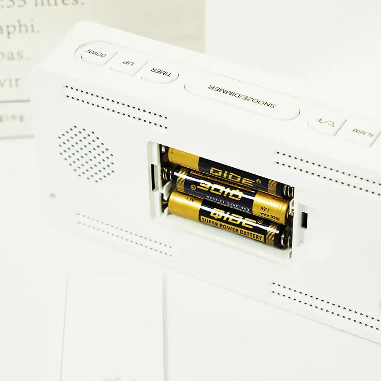 Decoration Gift LED Mirror Clock Smart Digital Alarm Clock Factory Hot Table Clocks for Home Office