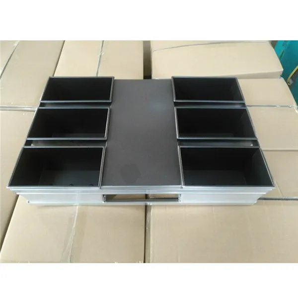Factory Bulk Non-stick Aluminum Metal Pullman Bread Loaf Pan Toast Grill Pan Bread Loaf Baking Tin Mold with Lid