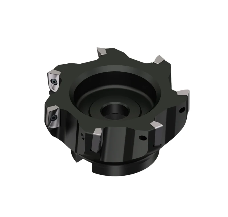 Indexable Milling Cutter 8Mm Cnc Router Bit 75Mm Endmill 60 6.35 9Mm Carbide Face Mill