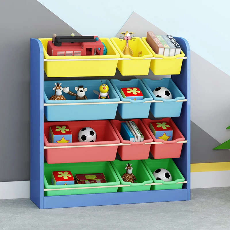 
Wood Material kindergarten furniture children toy storage 