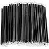 Atops 6mm 8mm 10mm 12mm black plastic straw plastic  drinking  straws