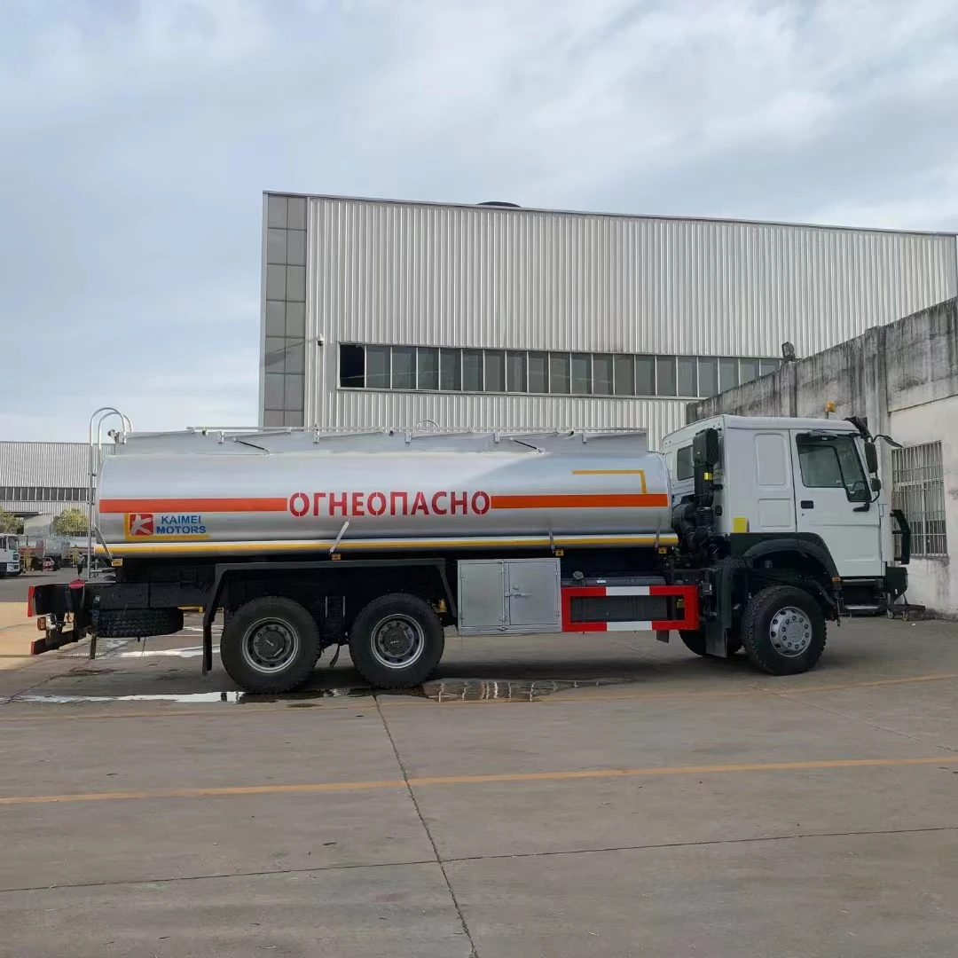 HOWO SINOTRUK EURO 3 20000 LITERS OIL TANK TRUCK EXPORTING CRUDE OIL DIESEL GASOLINE TRANSPORT TRUCK