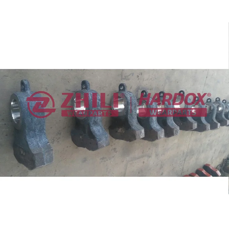 Cooperation With Hardox Long Service Life Alloy  Hammers Head For Crusher Hammer