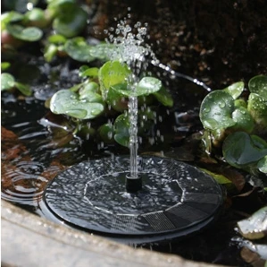 Hot Selling Solar Bird Bath Fountain With 6 Nozzles Solar Powered Floating Water Fountain Pump for Bird Bath Ponds Garden