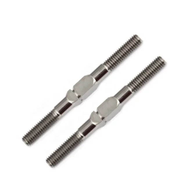 Customized Gr5 Anodized  M3 M3.5  titanium turnbuckle for RC Car with factory price