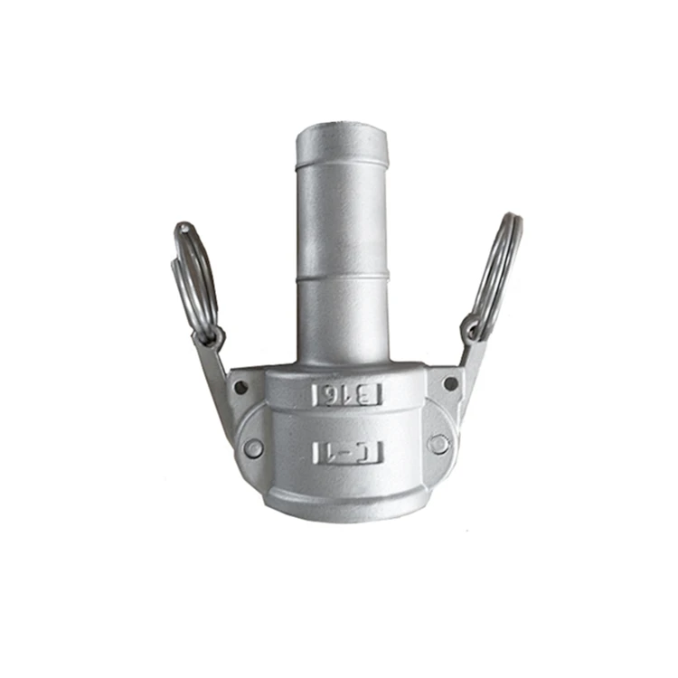 Stainless Steel Female End Camlock Connectors Safety Lock Type C NPT/BSP Water Gas Oil Air Flow Casting Forging Techniques