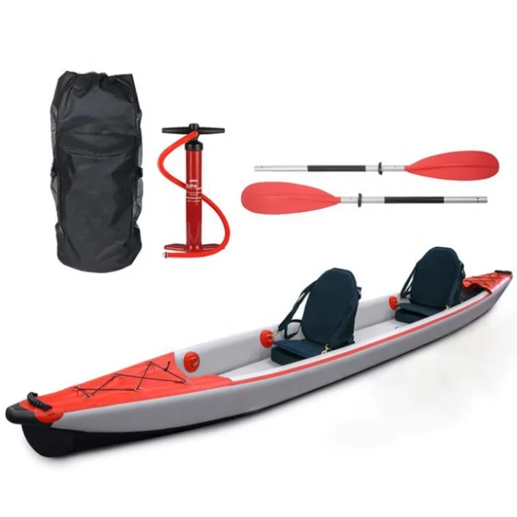 Surfking hot sale two person Inflatable Fishing  Kayak Rowing Boats With Standard Accessories