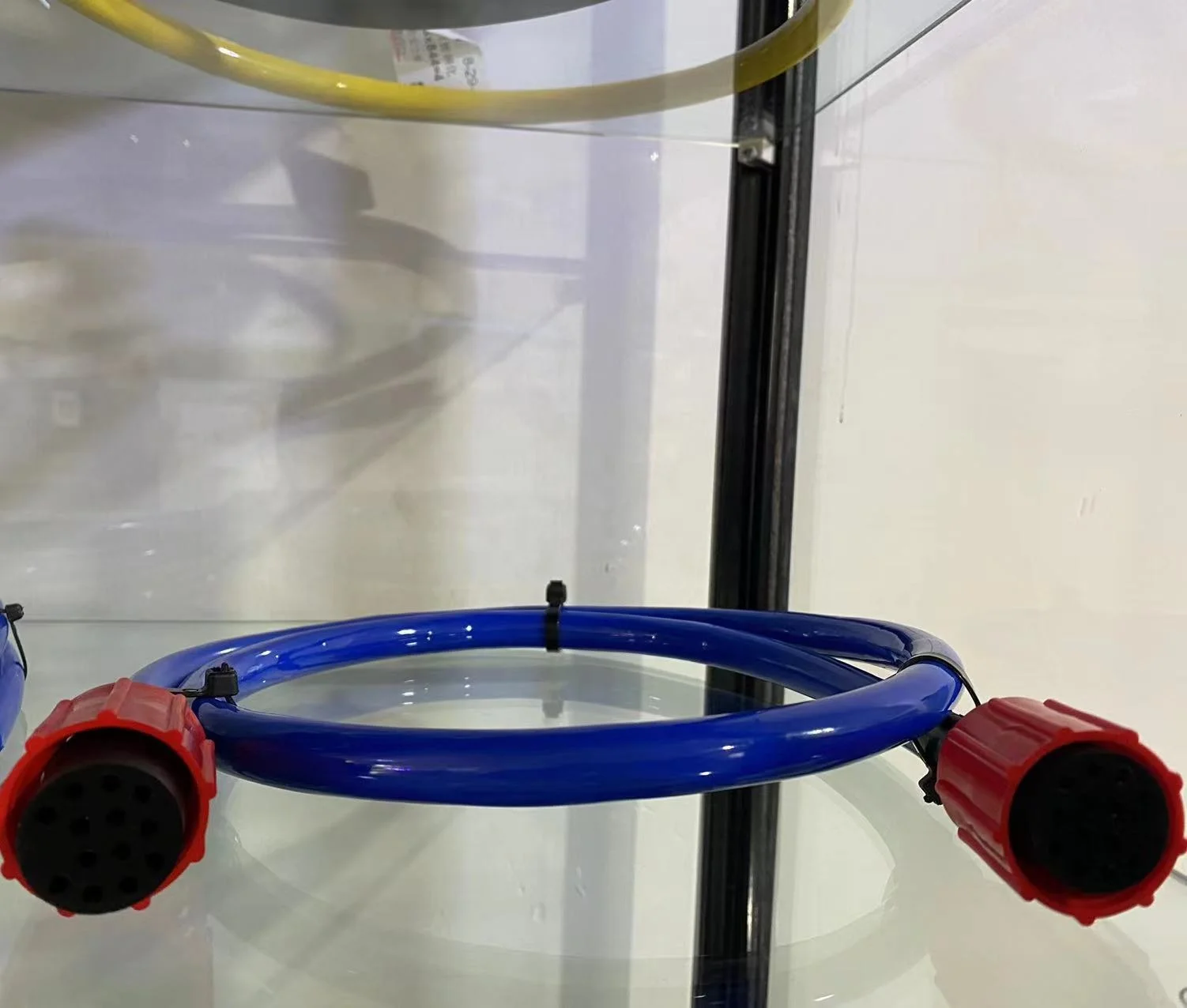 UNDERWATER 7000m DIL13M DIL13F Inline cable 600V  4 pair 24 AWG, 0.20 mm2 PUR, Power conductors 4 x 18 AWG Ethernet connector