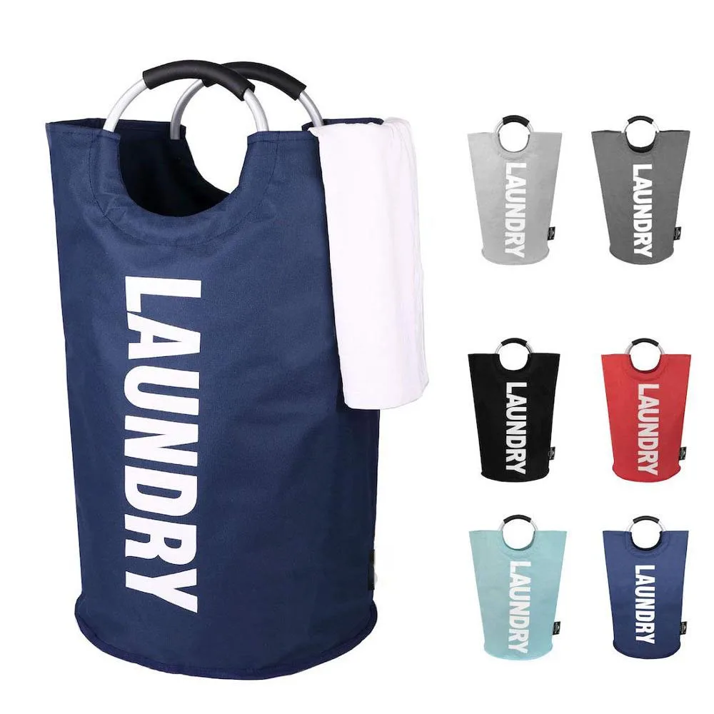
Collapsible Laundry Basket With Coin Bag 