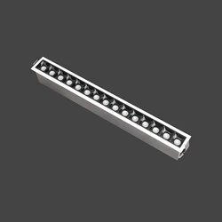 Modern 20w CRI80/90 CCT 2700-6000k dimmable anti glare led linear light for office LED TUBE