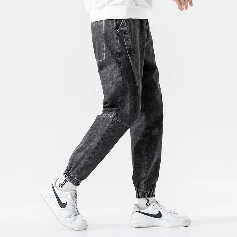 Lunan Clothing | han edition of new fund of 2020 autumn daily teenagers loose black cowboy pants wholesale spot