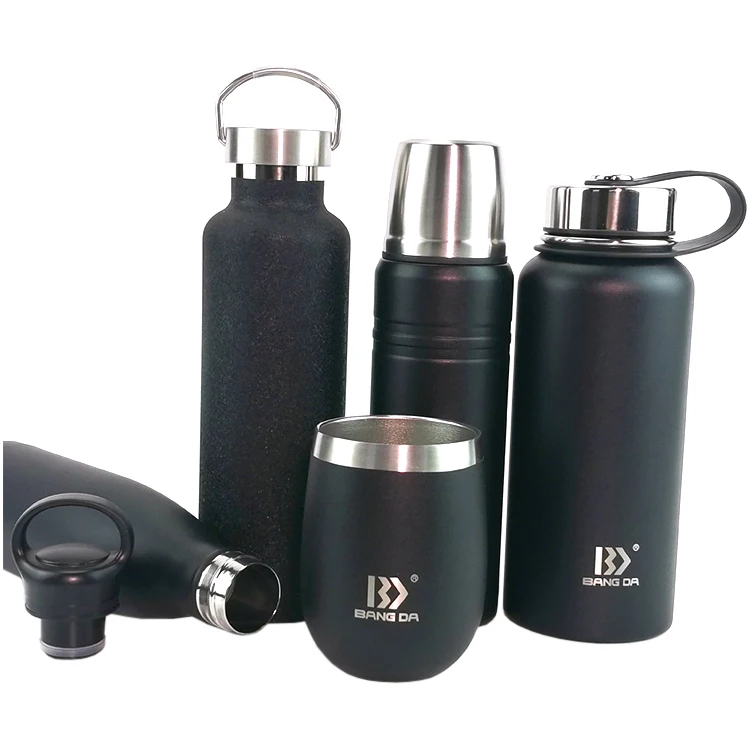 Design Eco Food Sealed Drinking Insulated Stainless Steel Bullet Shape Vacuum Flasks Straight Cup Everyday Water Bottle