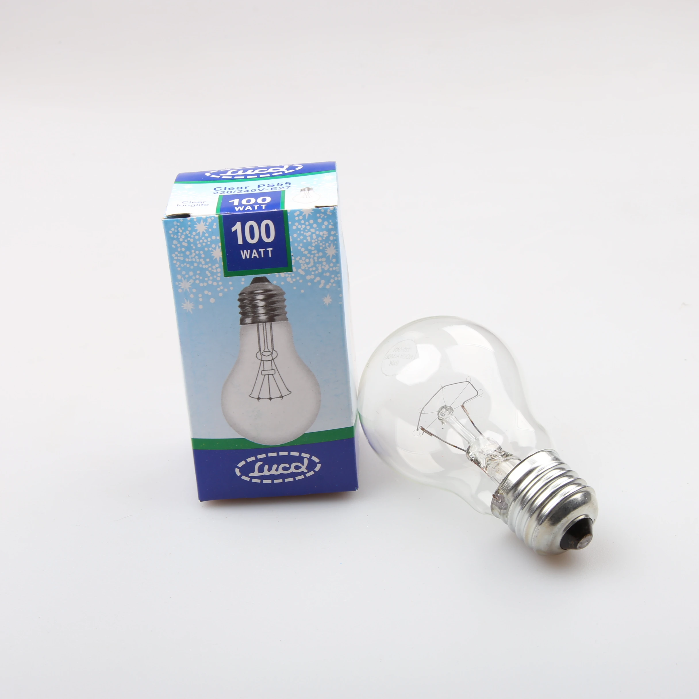 
Прозрачная лампа накаливания 75 Вт 100 Вт E27 B22 