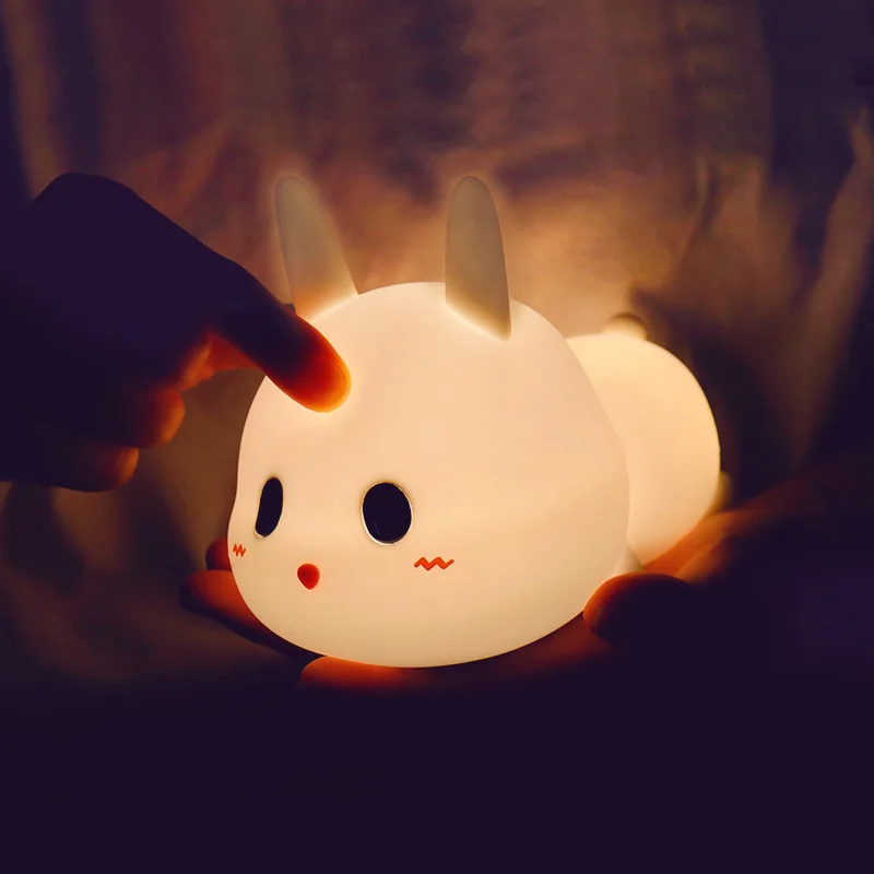 Vofull Dimmable Wireless Sensor Romantic Gift Small Anime Cartoon Baby Silicone Rechargeable Night Light