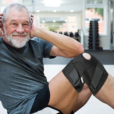 Фиксатор коленного сустава регулируемый ремешок регулируемые пружины коленного сустава стабилизирующий фиксатор