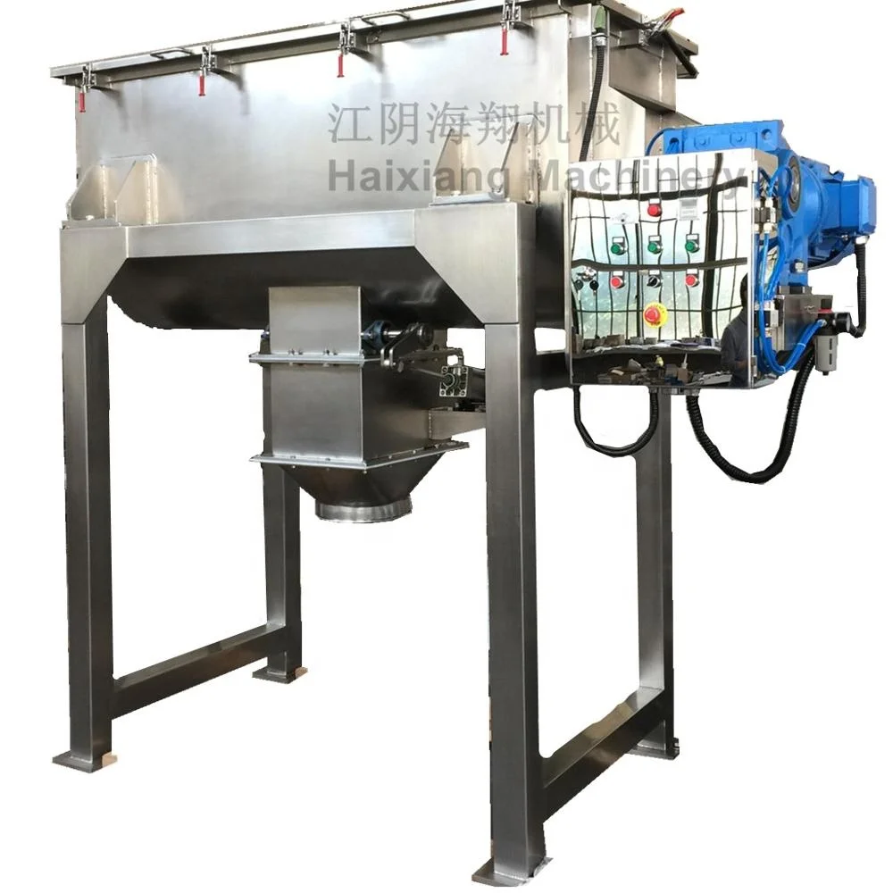 CE Certification Horizontal Stainless Steel 304 Blender 250KG spices powder Mixer Ribbon Mixing Machine