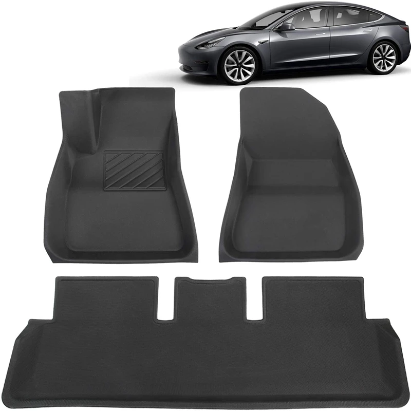 Anti Slip Waterproof Luxury Car Mat TPE Carpet Foot Mat 3d Custom Car Mats Floor