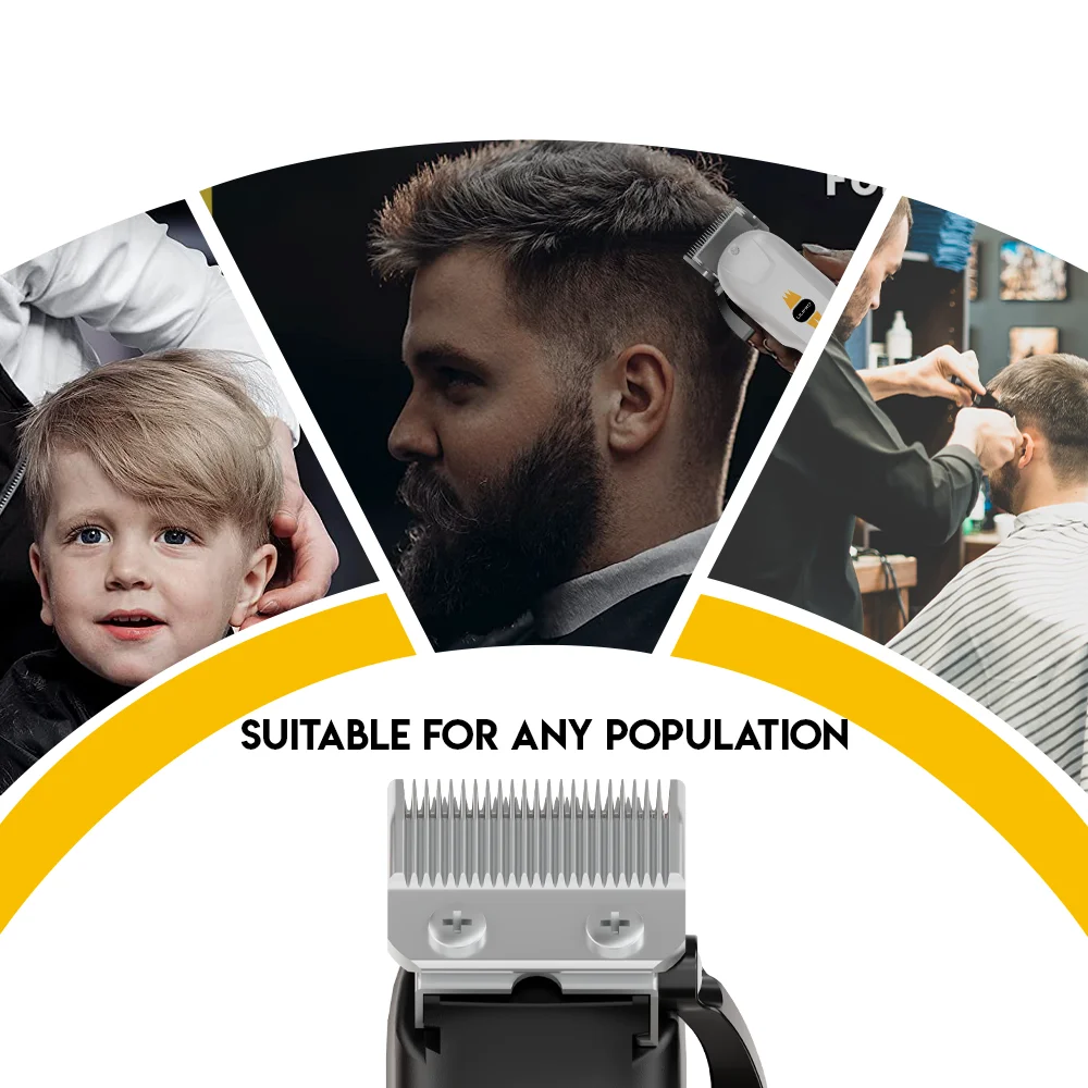 LILIPRO L20  Professional Hair Clippers for Men 7000 RPM Fade Blades Salon Best Clippers Stylist Adjustable with Smart Charge