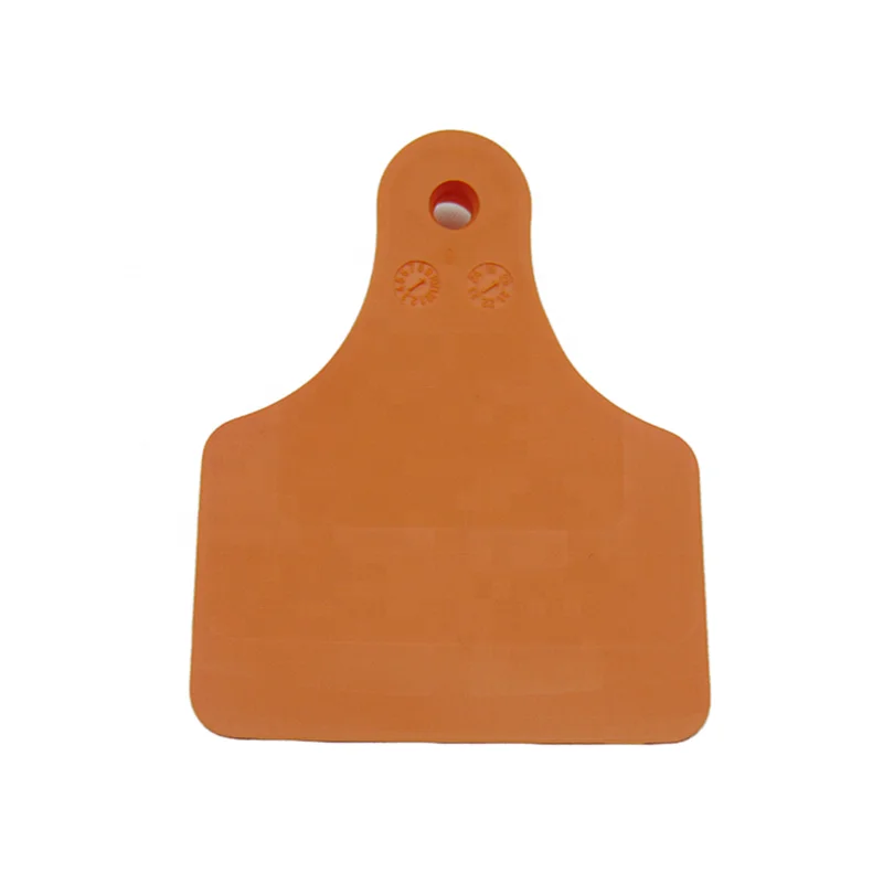 Cattle Ear Tags Blank Livestock Identification Ear Tag For Cow Beef Cattle Yaks Horses Donkeys Deer Camels Farm Equipment Orange